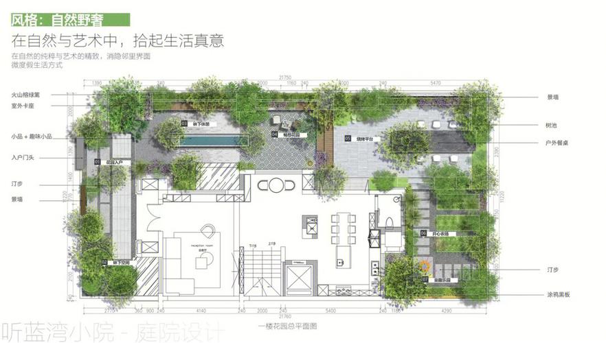 u型花园平面设计